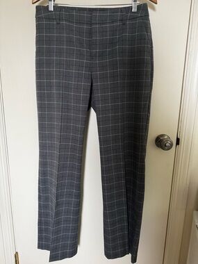 Charter Club Gray Windowpane Classic-Fit Pants